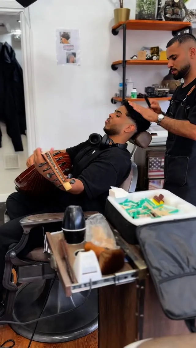 Beard work in the chair